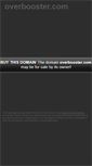 Mobile Screenshot of overbooster.com