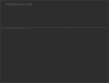 Tablet Screenshot of overbooster.com